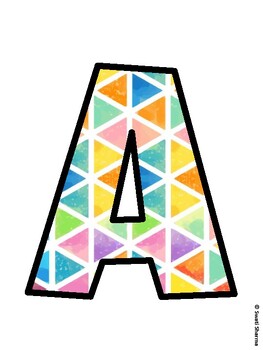 Rainbow Bulletin Board Decor Kit, Rainbow Bulletin Board Letters
