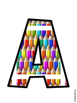 Rainbow Bulletin Board Decor Kit, Rainbow Bulletin Board Letters