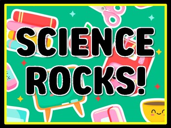 SCIENCE ROCKS! Grade 1 Science Door Decor