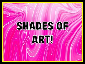 SHADES OF ART! Art Door Décor, Art Bulletin Board Décor