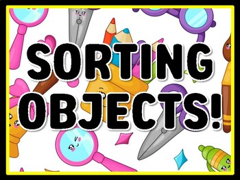 SORTING OBJECTS! Kindergarten Science Door Decor