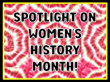 SPOTLIGHT ON WOMEN'S HISTORY MONTH! Women's History Month Door Décor