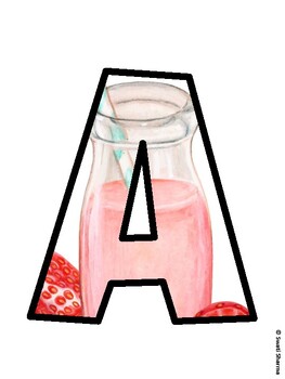 Shakes, Smoothies Bulletin Board Décor Kit, Shakes, Smoothies Bulletin Board