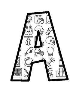 Sports Bulletin Board Letters