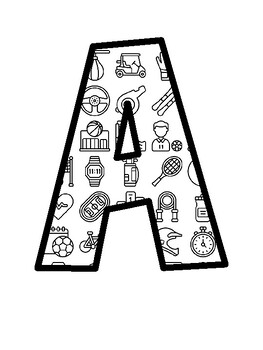 Sports Bulletin Board Letters