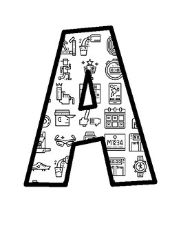 Sports, Running Bulletin Board Letters