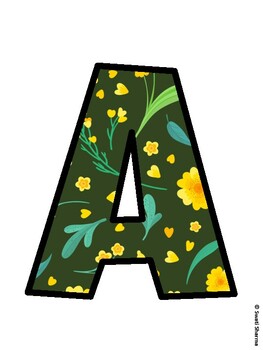 Spring Bulletin Board Décor Kit, Spring Bulletin Board Letters, Spring Hallwa