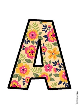 Spring Bulletin Board Décor Kit, Spring Bulletin Board Letters, Spring Hallwa