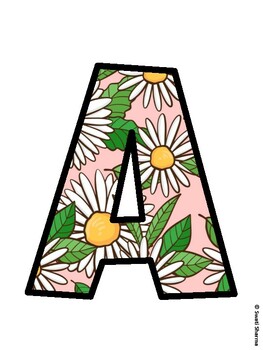 Spring Bulletin Board Décor Kit, Spring Bulletin Board Letters, Spring Hallwa