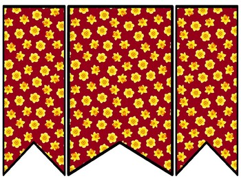 Spring, Easter, Daffodils Bulletin Board Decor Kit, Spring, Easter, Daffodils L