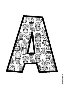 Succulents Bulletin Board Décor Kit, Succulents Bulletin Board Letters