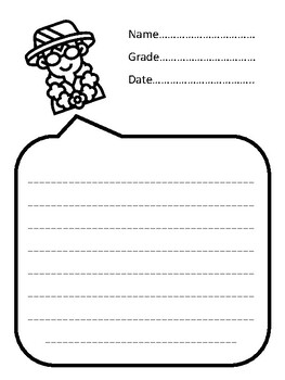 Summer Activities and Decor Kit, Decor, Coloring, Craft and Writing