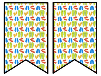 Summer Bulletin Board Decor Kit, Summer Letters