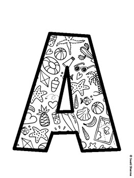 Summer Bulletin Board Décor Kit, Summer Bulletin Board Letters