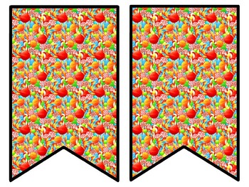 Sweets, Candies Bulletin Board Decor Kit, Sweets, Candies Letters