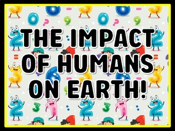 THE IMPACT OF HUMANS ON EARTH! Grade 4 And 5 Science Door Decor