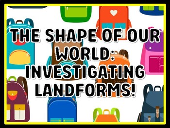 THE SHAPE OF OUR WORLD: INVESTIGATING LANDFORMS! Grade 2 Science Door Decor