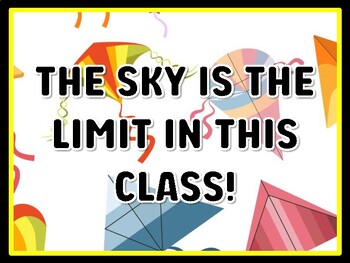 THE SKY IS THE LIMIT IN THIS CLASS! Kites Door Décor, Kit