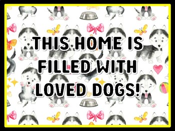 THIS HOME IS FILLED WITH LOVED DOGS! Dog Door Décor, Dog Bulletin Board Décor