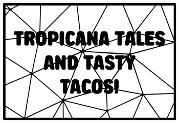 TROPICANA TALES AND TASTY TACOS! Hispanic Heritage Month Coloring Pages