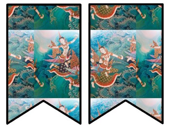 Thailand Bulletin Board Decor Kit, Thailand Letters