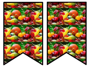 Thanksgiving Bulletin Board Decor Kit, Thanksgiving Letters