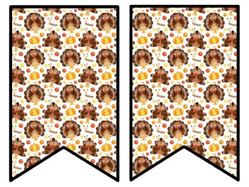 Thanksgiving Bulletin Board Decor Kit, Thanksgiving Letters