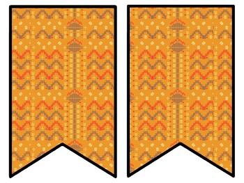 Thanksgiving Bulletin Board Decor Kit, Thanksgiving Letters