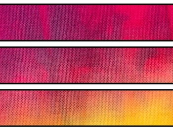 Tie And Dye Bulletin Board Decor Kit, Tie And Dye Letters
