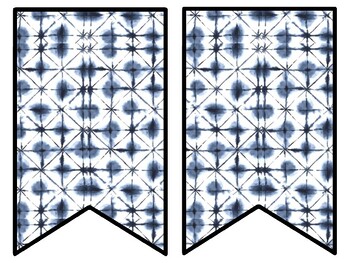 Tie And Dye Bulletin Board Decor Kit, Tie And Dye Letters