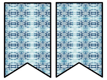 Tie And Dye Bulletin Board Decor Kit, Tie And Dye Letters