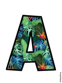Tropical Flowers Bulletin Board Décor Kit, Tropical Flowers Bulletin Board Le