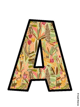Tropical Flowers Bulletin Board Décor Kit, Tropical Flowers Bulletin Board Le
