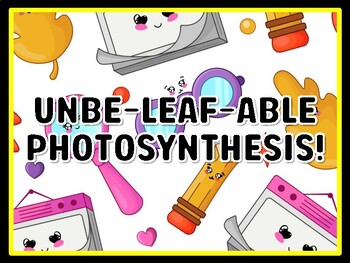 UNBE-LEAF-ABLE PHOTOSYNTHESIS! Kindergarten Science Door Decor