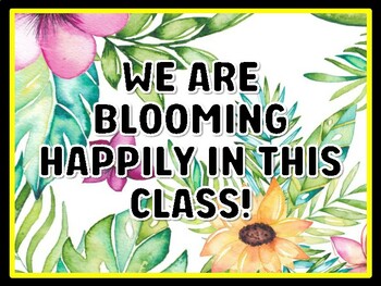 WE ARE BLOOMING HAPPILY IN THIS CLASS! Spring Door Décor, Spring Bulletin Boa