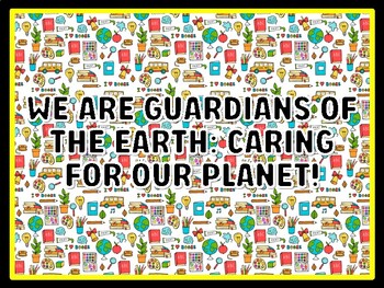 WE ARE GUARDIANS OF THE EARTH: CARING FOR OUR PLANET! Grade 7 And 8 Science D