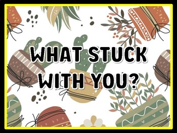 WHAT STUCK WITH YOU? Succulents Door Décor, Succulents Bulletin Board Décor