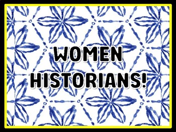 WOMEN HISTORIANS! Women's History Month Door Décor
