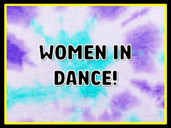 WOMEN IN DANCE! Women's History Month Door Décor