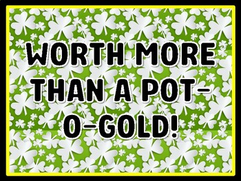WORTH MORE THAN A POT-O-GOLD! St. Patrick's Day Door Décor, St. Patrick's Day