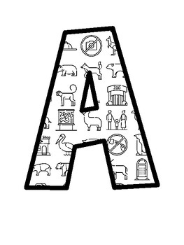 Zoo Bulletin Board Letters, Zoo Bulletin Board Décor Kit