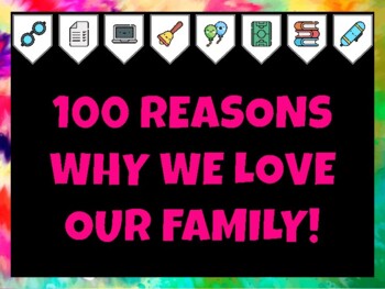 100Th Day Of School Bulletin Board Kit & Door Décor, 100 REASONS WHY WE LOVE
