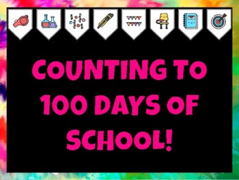 100Th Day Of School Bulletin Board Kit & Door Décor, COUNTING TO 100 DAYS OF