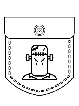 20 Monster, Coloring Pages, Early Finisher Activities, Wall Pocket