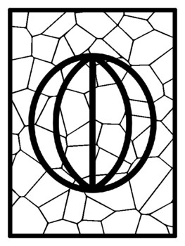 25 Fruits Mosaic Coloring Pages