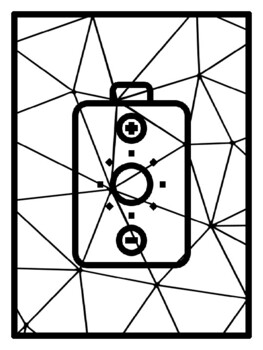 25 Solar Power Polygon Coloring Pages, Early Finisher Activities