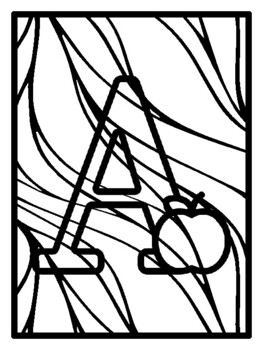 26 Alphabet Early Finisher Packet, Pop Art Coloring Pages