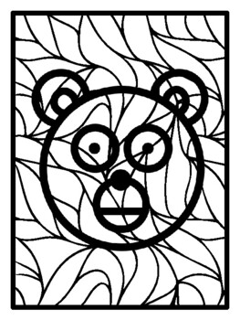 27 Animals Pop Art Inspired Coloring Pages, Early Finisher