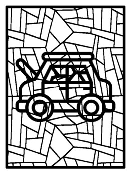 29 Cleanliness Geometric Coloring Pages, Early Finisher Activities