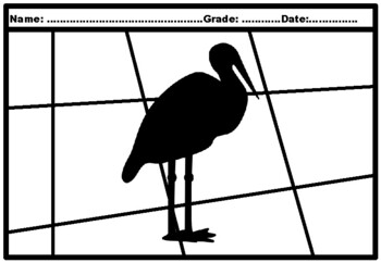 30, Spring Birds Silhouette Pop Coloring Pages